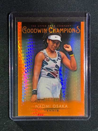 2021 Goodwin Champions NAOMI OSAKA Orange Hyper 10/399 #15