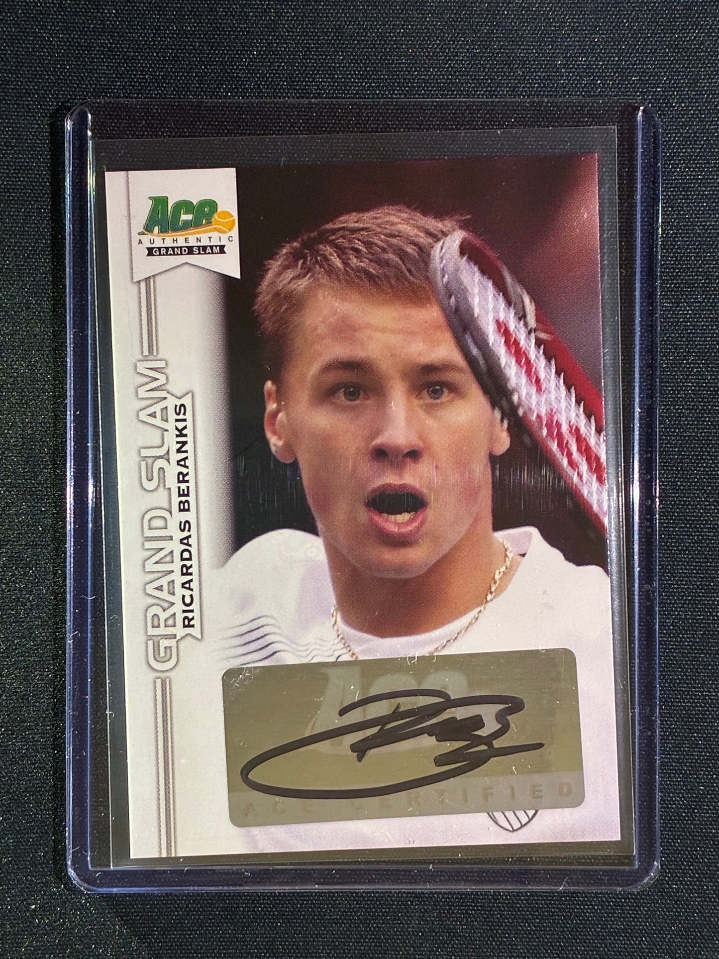 2013 Ace Grand Slam RICARDAS BERANKIS Base Autograph #RB1