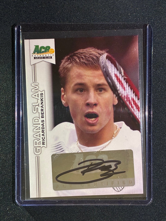 2013 Ace Grand Slam RICARDAS BERANKIS Base Autograph #RB1