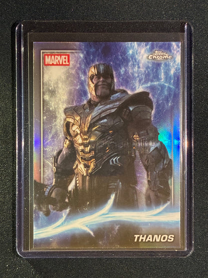 2025 Topps Chrome Marvel THANOS Refractor Silver Prizm #100