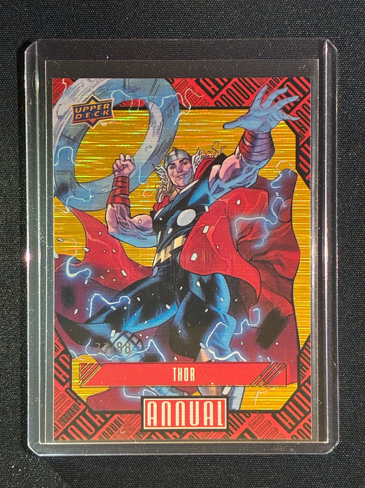 2023-24 Marvel Annual THOR Gold Linearity 77/88 #86