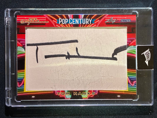 2023 Leaf Pop Century TOM HANKS Cut Signature Auto 1/1 #TH1