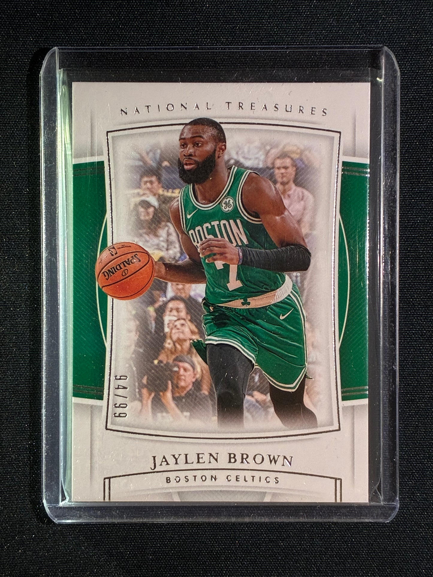 2019-20 National Treasures JAYLEN BROWN Base Silver 94/99