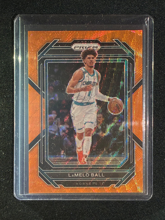 2022-23 Prizm LAMELO BALL Orange Wave 22/60 #150