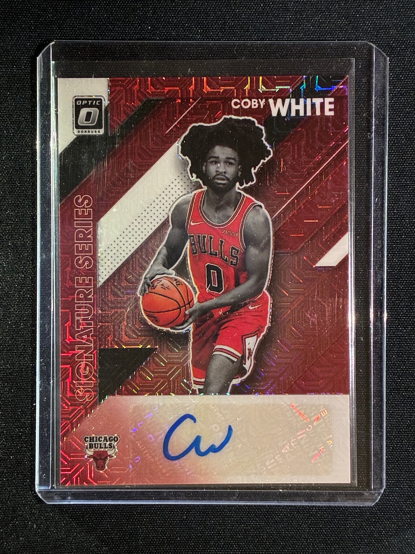 2019-20 Donruss Optic COBY WHITE Signature Series Rookie Auto Choice Red #CWT