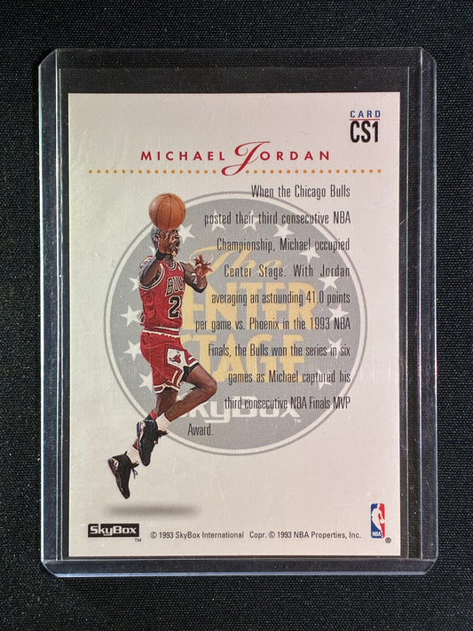 1993-94 Skybox MICHAEL JORDAN The Center Stage #1