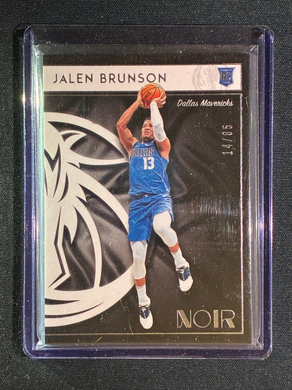 2018-19 Noir JALEN BRUNSON Rookie Base Icon Edition 14/85 #180