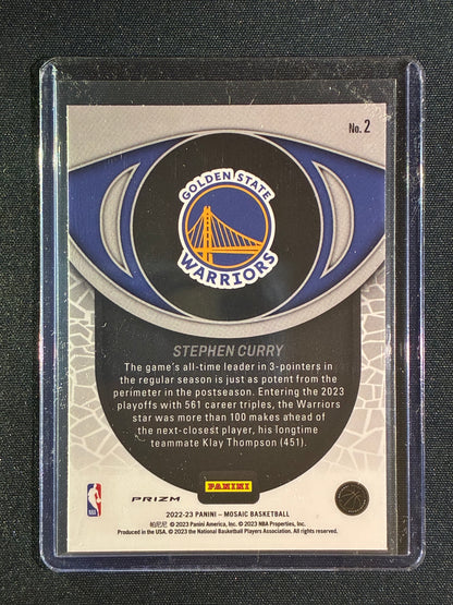 2022-23 Mosaic STEPHEN CURRY Overdrive SP #2