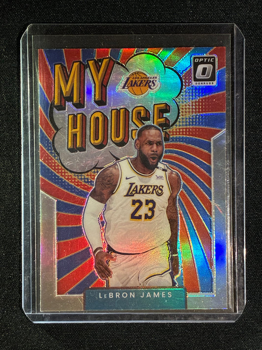 2021-22 Donruss Optic LEBRON JAMES My House Holo Silver Prizm #6