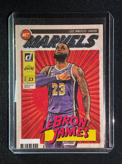 2019-20 Donruss LEBRON JAMES Net Marvels Base #19