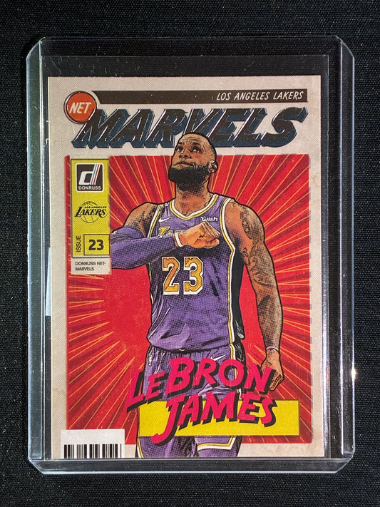 2019-20 Donruss LEBRON JAMES Net Marvels Base #19
