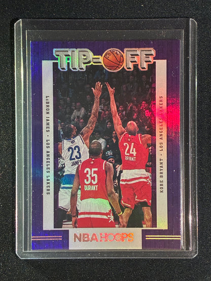 2019-20 Hoops LEBRON JAMES KOBE BRYANT Tip-Off #6 feat. KEVIN DURANT