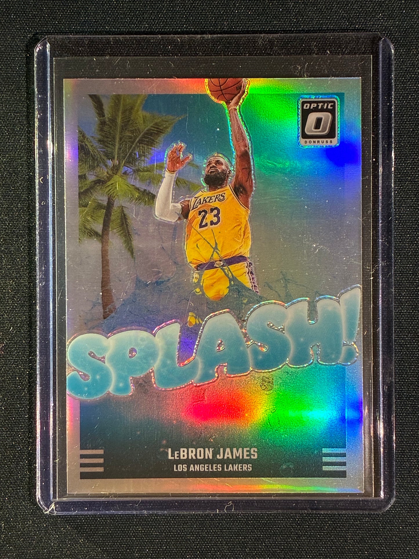 2024-25 Donruss Optic LEBRON JAMES Splash! Holo Silver Prizm #5