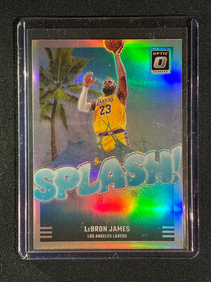 2024-25 Donruss Optic LEBRON JAMES Splash! Holo Silver Prizm #5