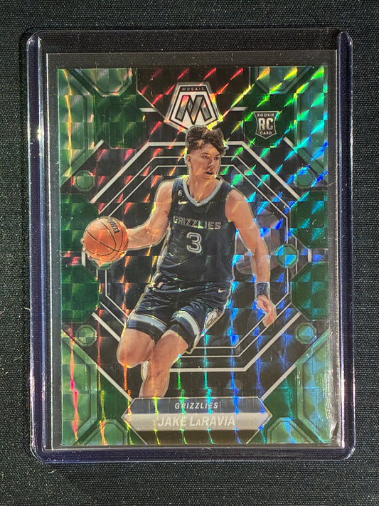2022-23 Mosaic JAKE LARAVIA Rookie Choice Fusion Green 4/21 #204