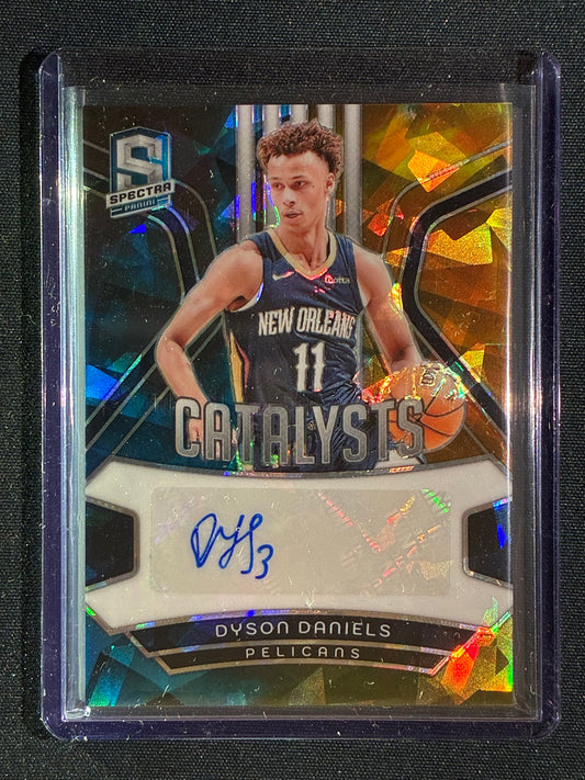 2023-24 Spectra DYSON DANIELS Catalysts Signature Auto Astral Cracked Ice 1/49