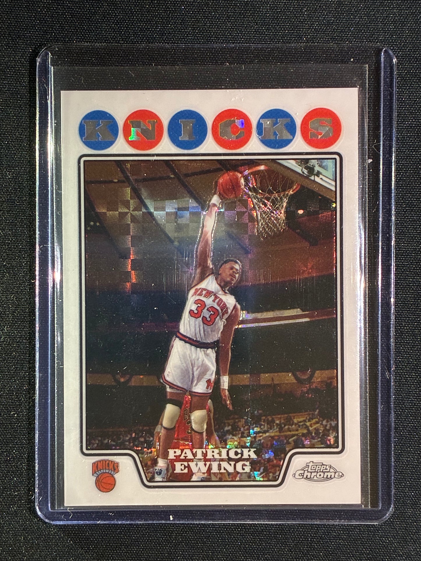 2008-09 Topps Chrome PATRICK EWING White Xfractor 127/288 #179