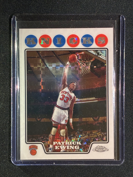 2008-09 Topps Chrome PATRICK EWING White Xfractor 127/288 #179