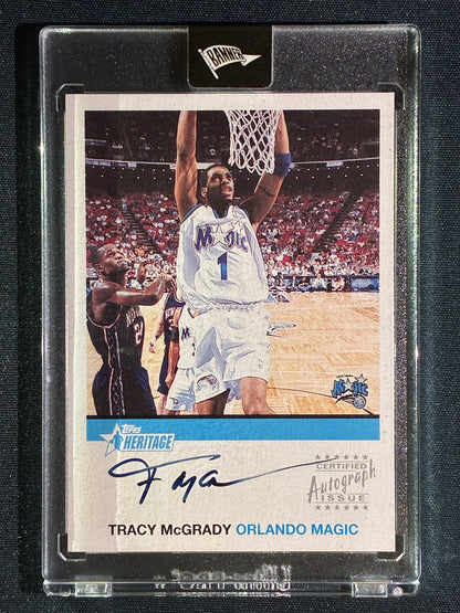 2000-01 Topps TRACY MCGRADY Heritage Certified Autograph Issue Auto #TM