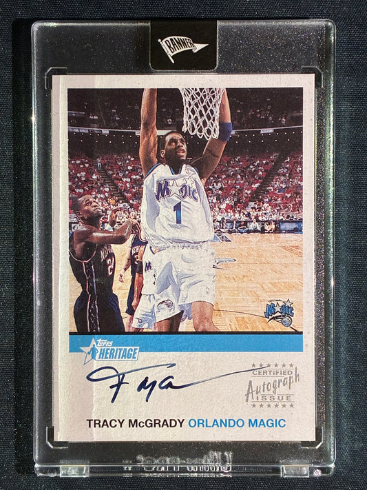 2000-01 Topps TRACY MCGRADY Heritage Certified Autograph Issue Auto #TM
