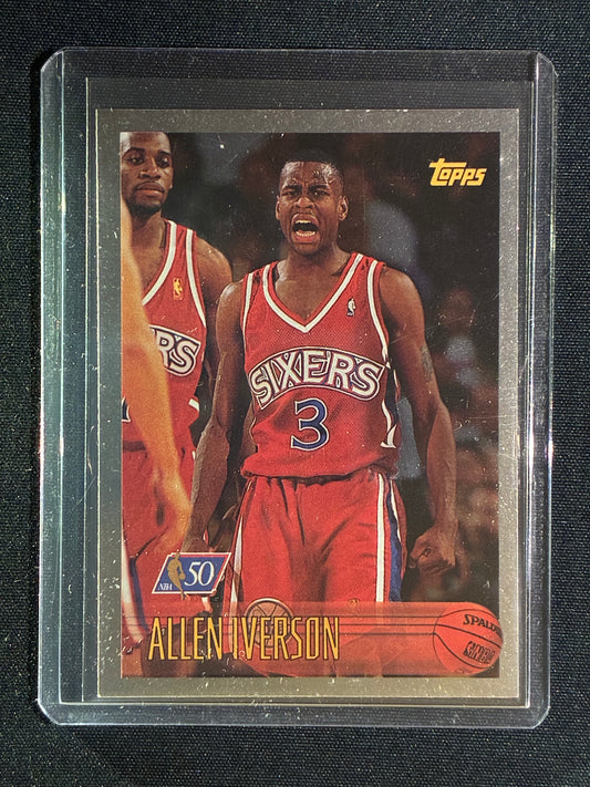 1996-97 Topps ALLEN IVERSON Rookie 50th Anniversary #171