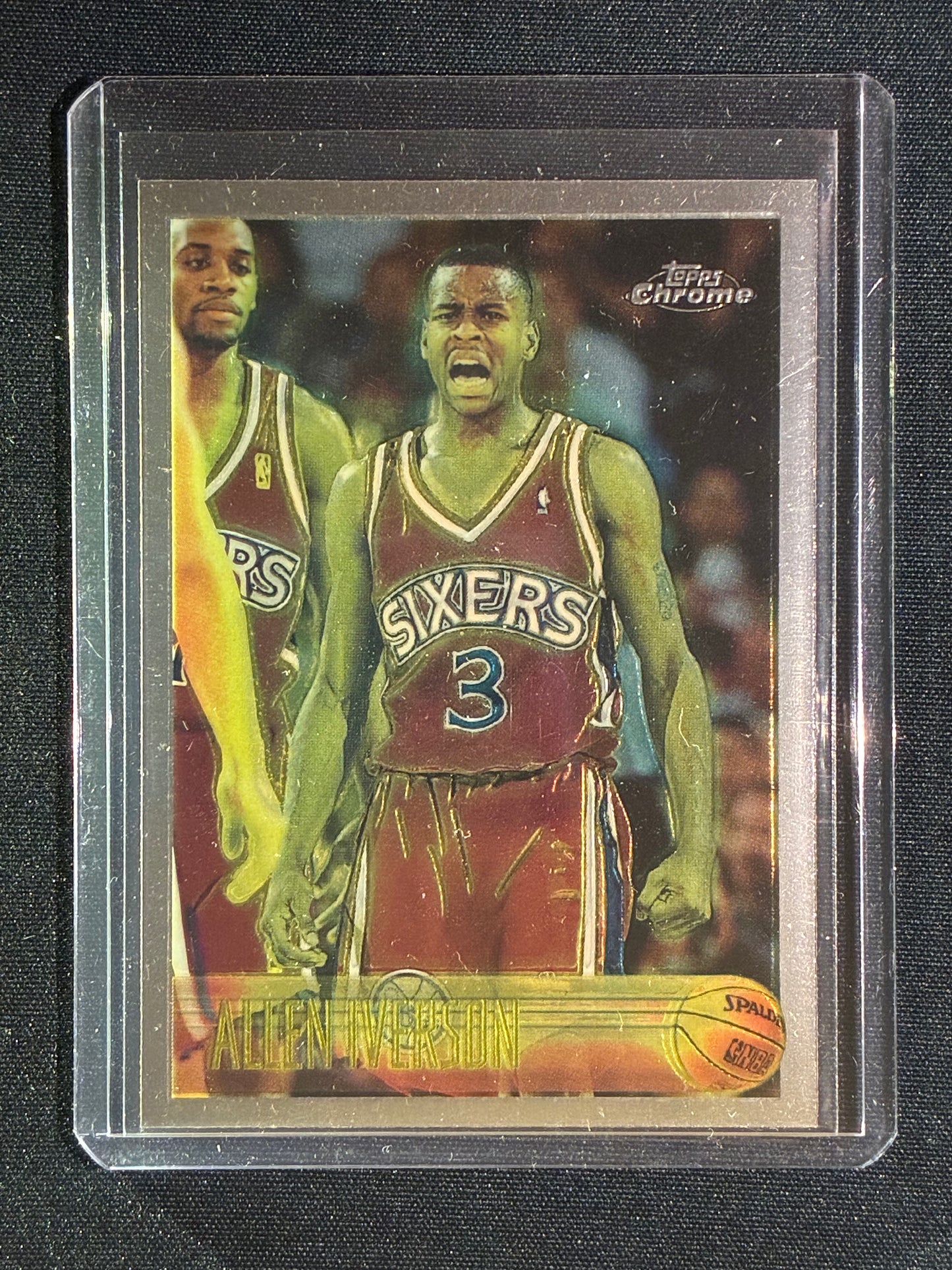 1996-97 Topps Chrome ALLEN IVERSON Rookie Base #171