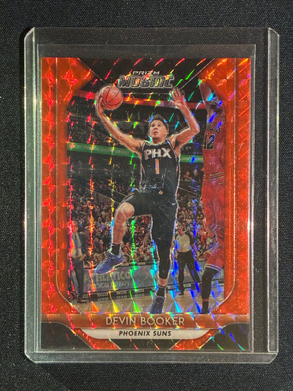 2018-19 Prizm Mosaic DEVIN BOOKER Orange Mosaic 63/99 #23
