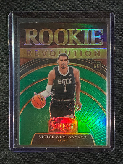 2023-24 Select VICTOR WEMBANYAMA Rookie Revolution Green Prizm #9