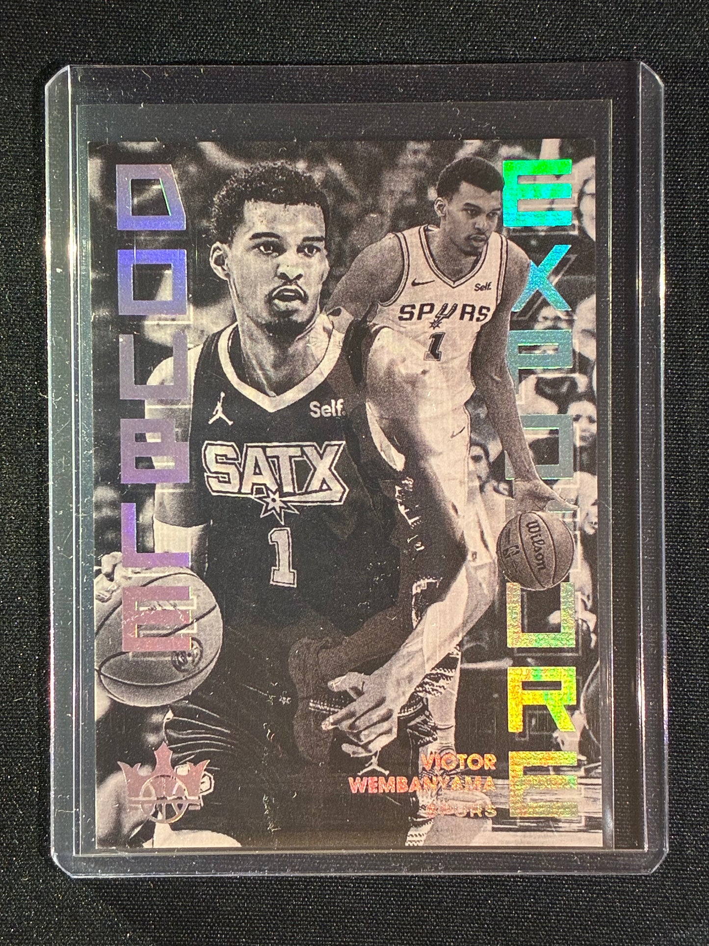 2024-25 Court Kings VICTOR WEMBANYAMA Double Exposure Silver 41/125 #9