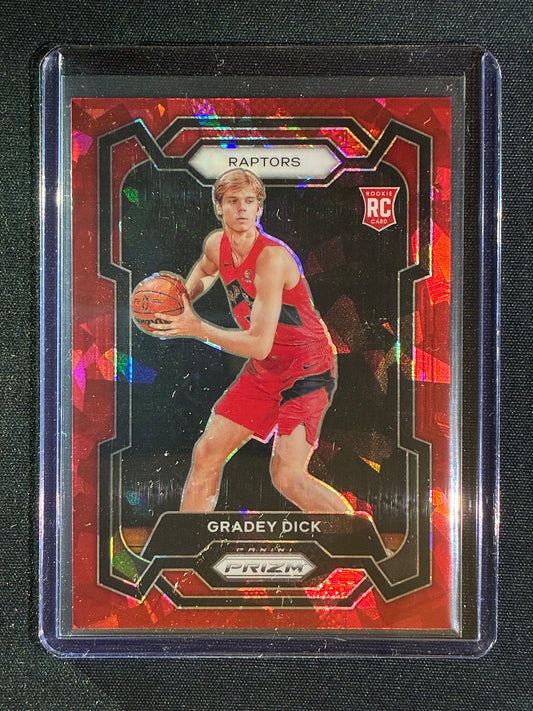 2023-24 Prizm GRADEY DICK Rookie Red Cracked Ice #134