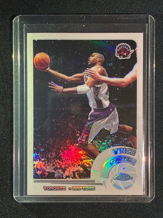 2002-03 Topps Chrome VINCE CARTER White Refractor 57/249 #30