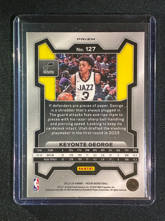 2023-24 Prizm KEYONTE GEORGE Rookie Hyper Prizm #127