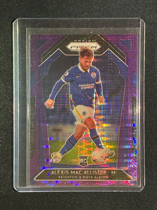 2020-21 Prizm EPL ALEXIS MAC ALLISTER Rookie Breakaway Purple 76/99 #178