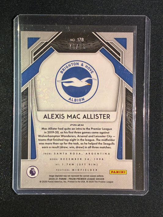 2020-21 Prizm EPL ALEXIS MAC ALLISTER Rookie Breakaway Purple 76/99 #178