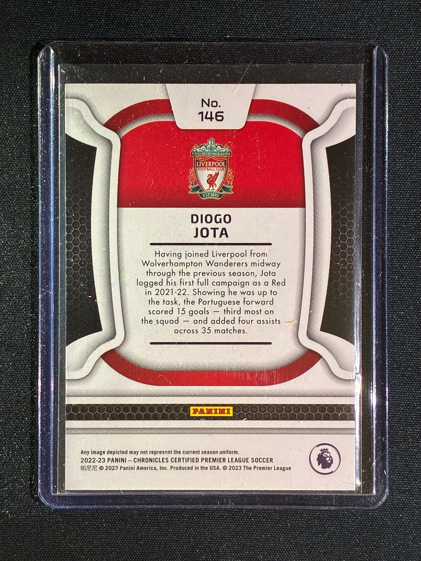 2022-23 Chronicles DIOGO JOTA Certified Red 48/99 #146