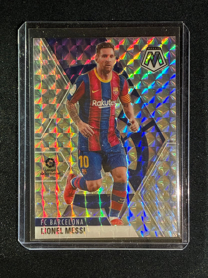 2020-21 Mosaic LaLiga LIONEL MESSI Mosaic Silver Prizm #57