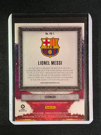 2019-20 Chronicles LIONEL MESSI Pitch Kings #1 SP