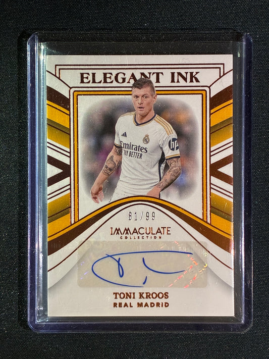 2023-24 Immaculate TONI KROOS Elegant Ink Auto Bronze 81/99 #TK