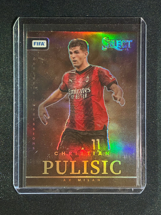 2023-24 Select FIFA CHRISTIAN PULISIC Artistic Impressions Prizm Silver #13 SSP