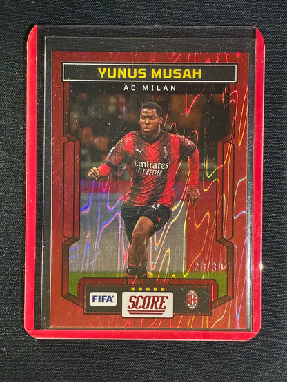 2023-24 Score YUNUS MUSAH Red Lava 28/30 #15