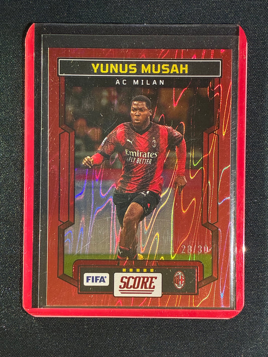 2023-24 Score YUNUS MUSAH Red Lava 28/30 #15