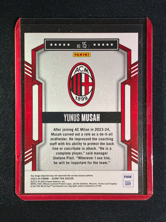 2023-24 Score YUNUS MUSAH Red Lava 28/30 #15