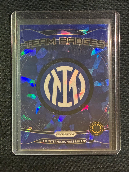 2025 Prizm Club World Cup FC INTERNAZIONALE MILANO Team Badges Logo Blue Ice 17/99 #8