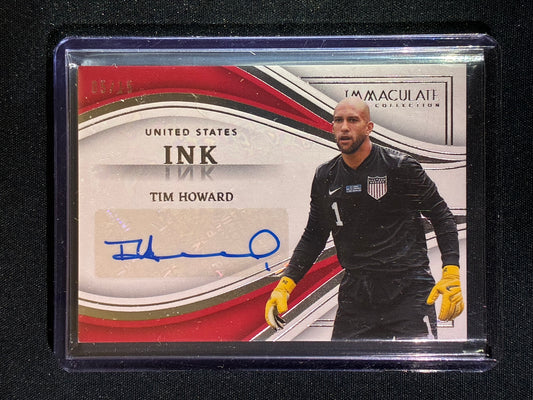 2023-24 Immaculate TIM HOWARD Ink Auto Silver 5/15 #THO