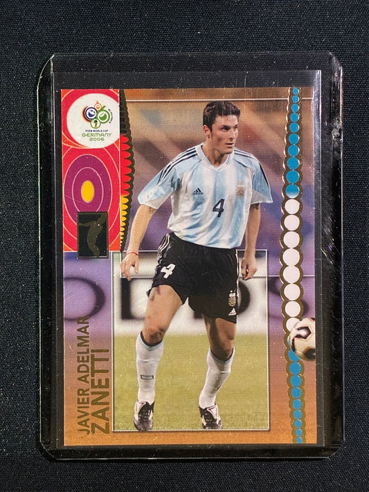 2006 Panini FIFA World Cup JAVIER ADELMAR ZANETTI Base #40