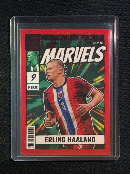 2023-24 Donruss ERLING HAALAND Net Marvels Red #23