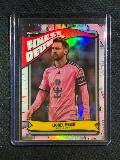 2024-25 Topps Finest MLS LIONEL MESSI Finest Debuts Refractor #1