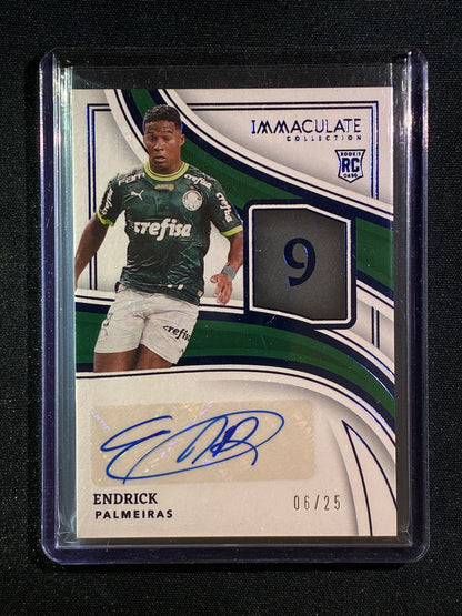 2023-24 Immaculate ENDRICK Rookie Numbers Signatures Auto Sapphire Blue 6/25