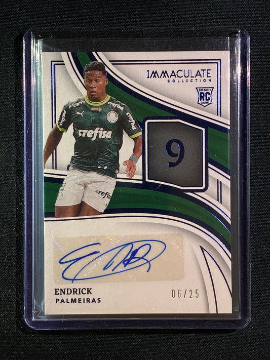 2023-24 Immaculate ENDRICK Rookie Numbers Signatures Auto Sapphire Blue 6/25