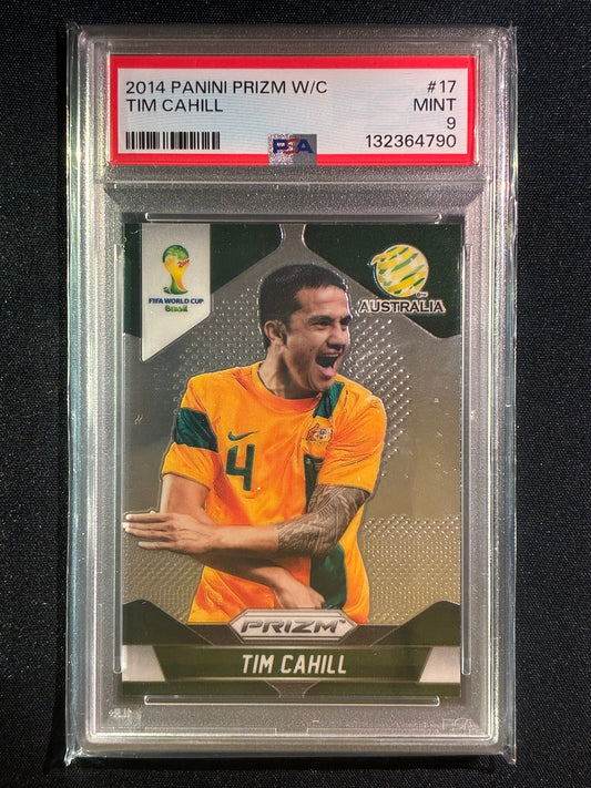 2014 Prizm FIFA World Cup TIM CAHILL Base #17 PSA 9 (790)